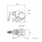 Зажим Kupo KCP-710 Convi Clamp Silver W/Ratchet Handle & KCP-7SDL Saddle