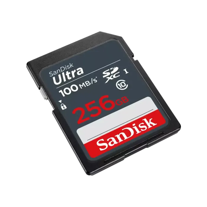 Карта памяти SanDisk Ultra SDXC 256GB, R 100 МБ/с