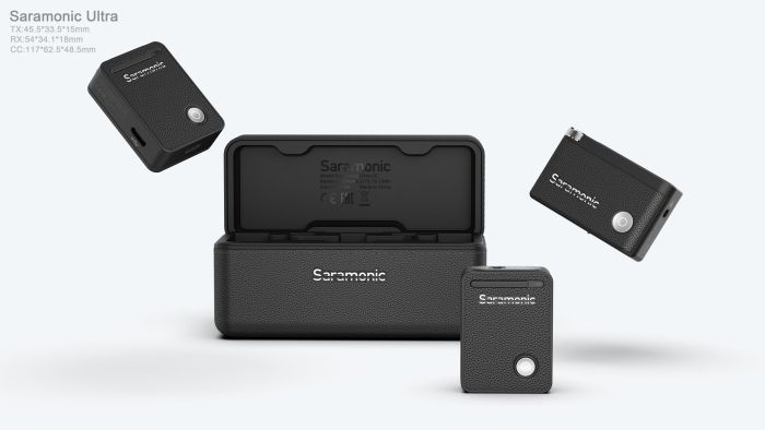 Радиосистема Saramonic Ultra 01 (TX+TX+RX) приёмник + 2 передатчика универсальная, чёрная