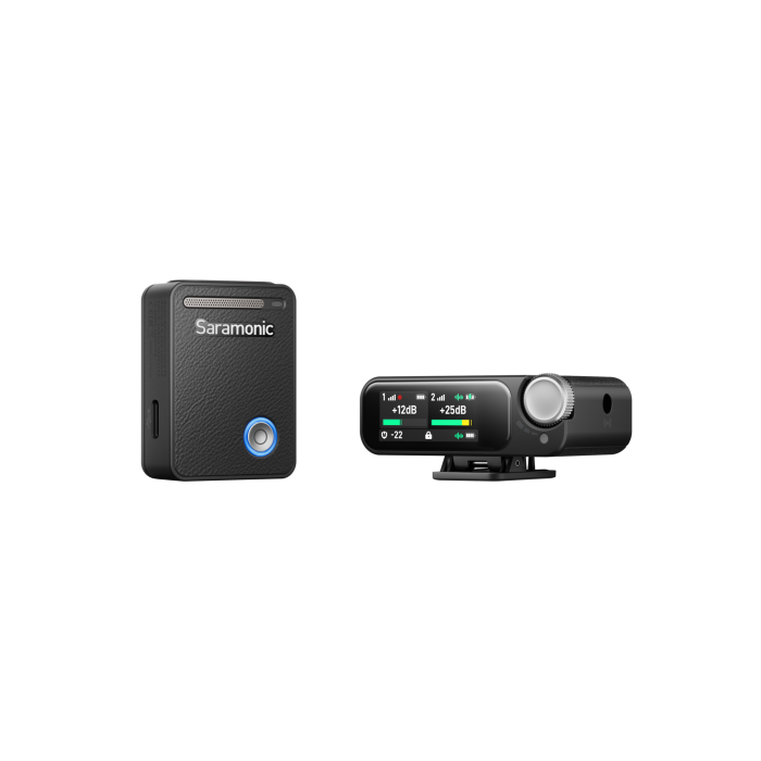 Радиосистема Saramonic Ultra 01 (TX+TX+RX) приёмник + 2 передатчика универсальная, чёрная
