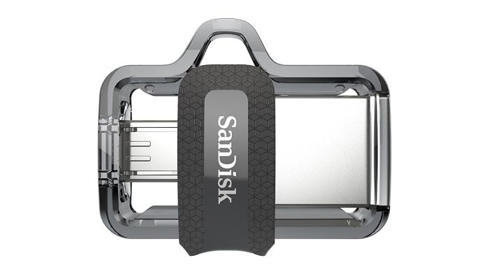 Флеш-накопитель SanDisk Ultra Dual Drive m3.0 USB-A/Micro B 32GB, R 130 МБ/с