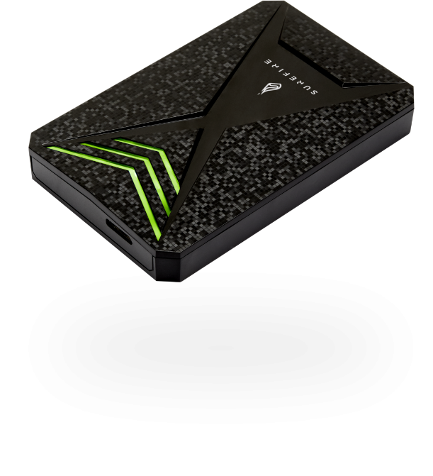 Внешний накопитель Verbatim SureFire Gaming Bunker HDD USB 3.2 Gen1 2TB, R/W 140/140 МБ/с