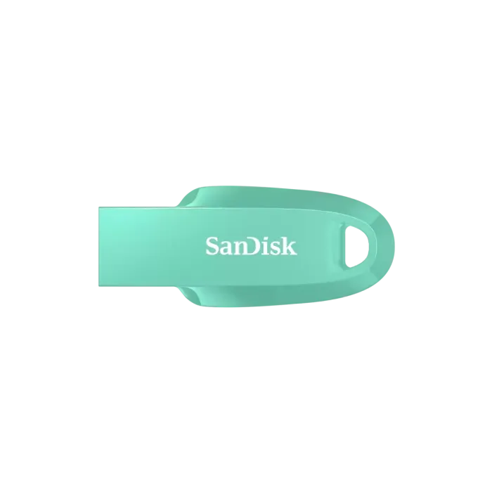 Флеш-накопитель SanDisk Ultra Curve USB 3.2 Gen1 64GB, R 100 МБ/с зеленый