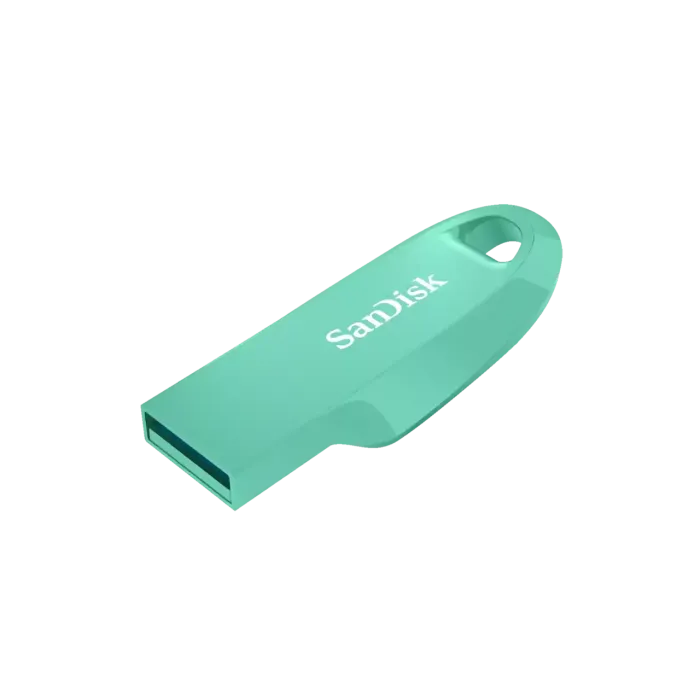 Флеш-накопитель SanDisk Ultra Curve USB 3.2 Gen1 64GB, R 100 МБ/с зеленый