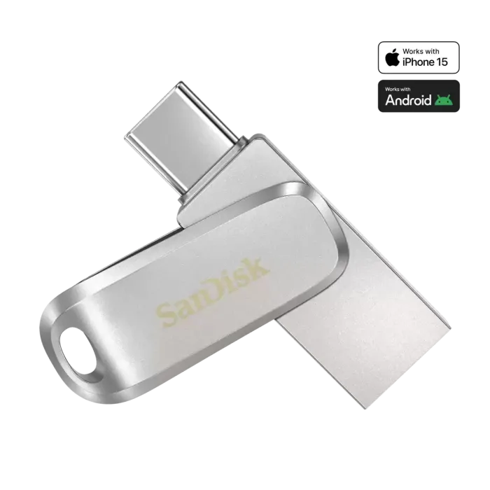 Флеш-накопитель SanDisk Phone Drive for Android USB Type-C/USB-A 64GB, R 100 МБ/с