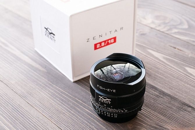 Объектив Зенит Зенитар-M 16mm f/2.8 M42