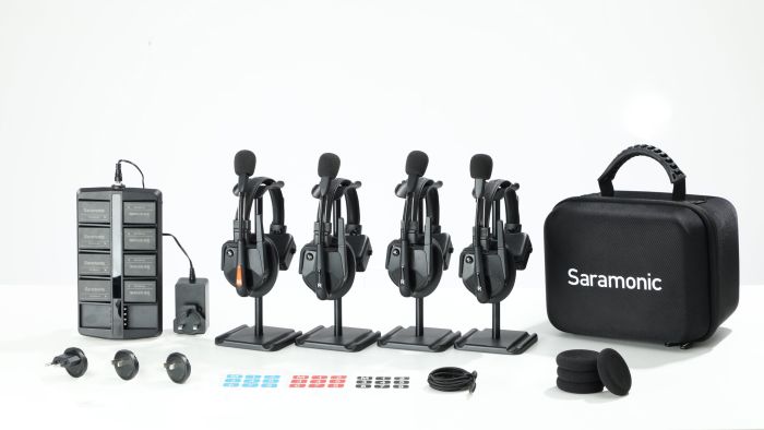 Интерком система Saramonic WiTalk9 WT4S 4 гарнитуры в комплекте