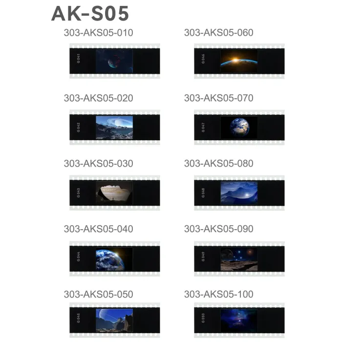 Набор слайдов Godox AK-S05 для насадки AK-R21 Космос